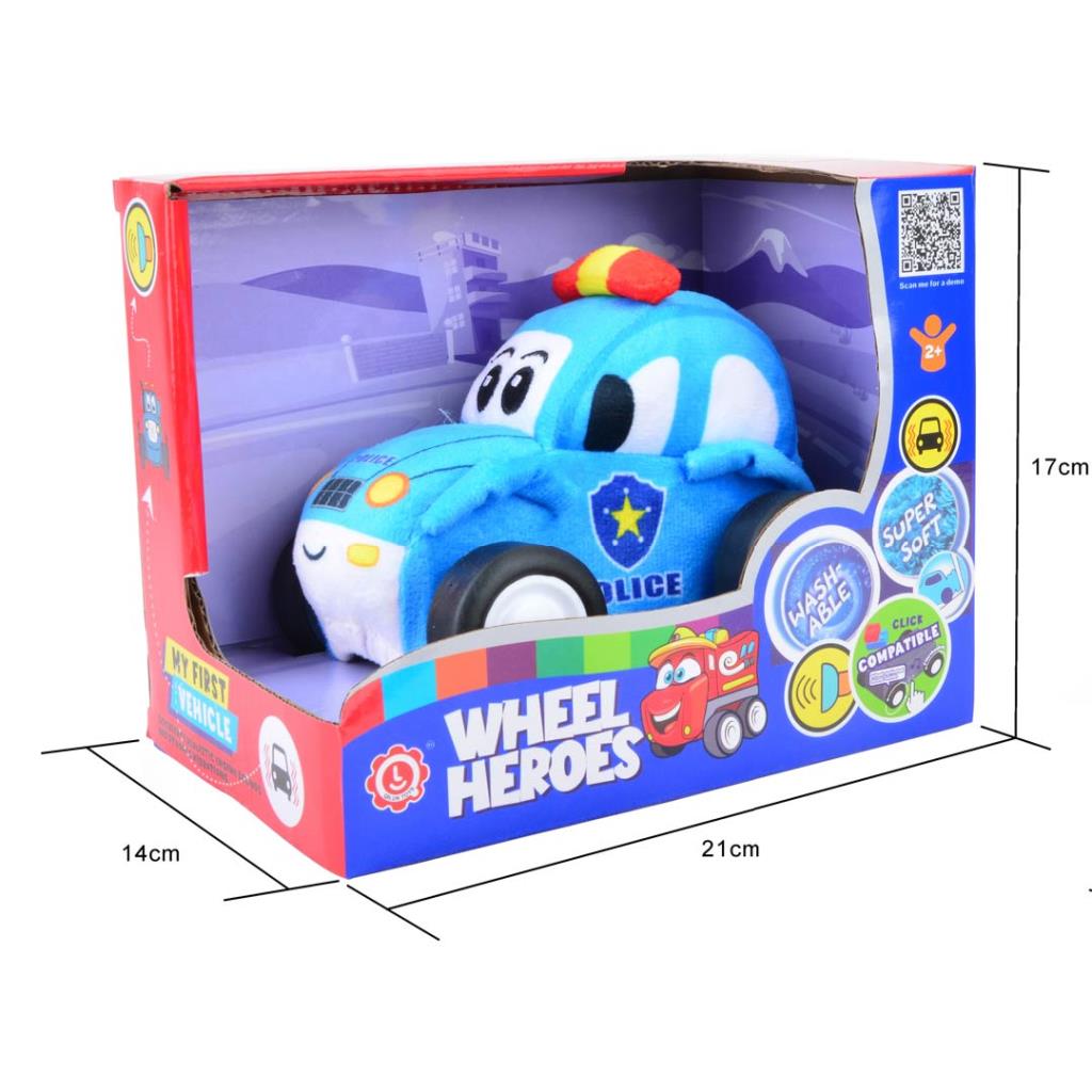 ويل هيروز – سيارة شرطة محشوة ناعمة للأطفال